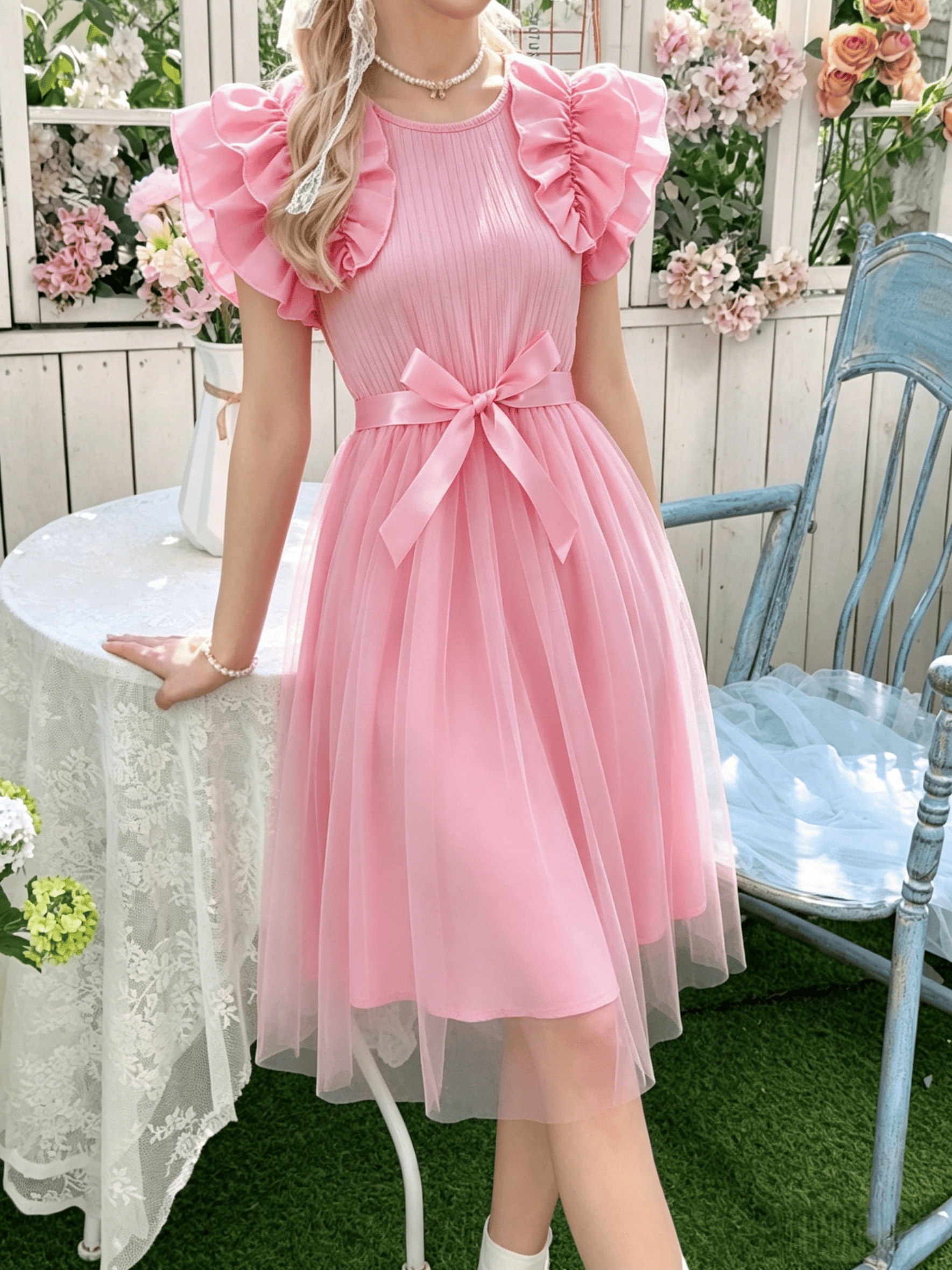 girl easter dress sold on Temu United States
