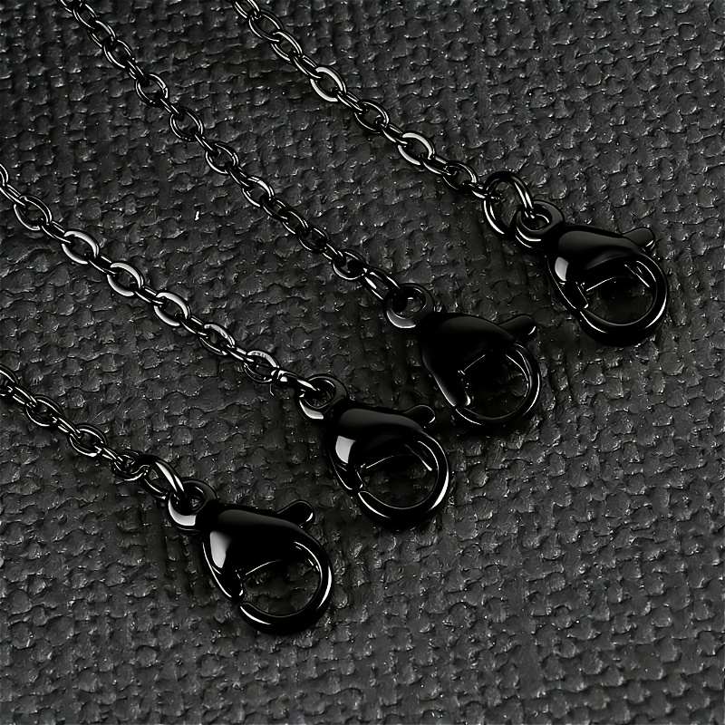Unisex 316L Steel O-Ring Chain Necklace