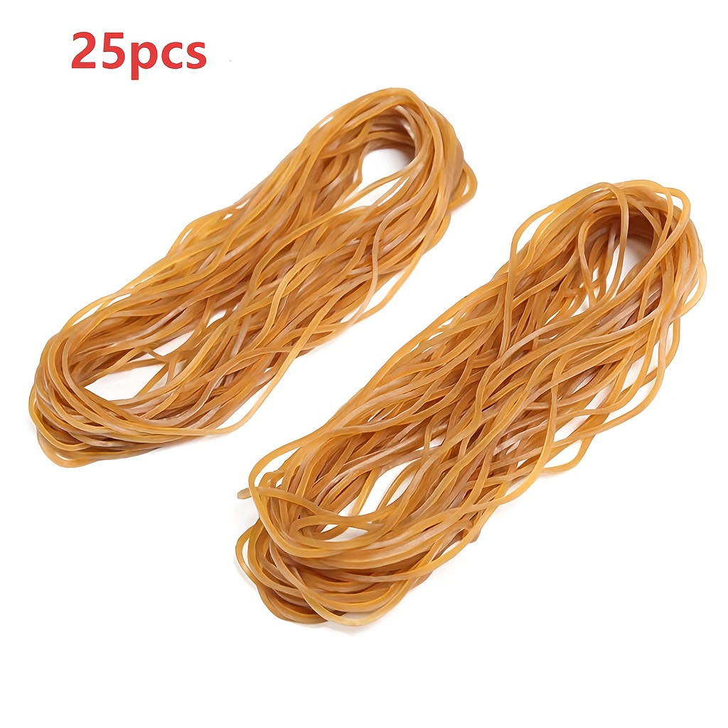 High Elasticity Rubber Bands In Packs Of 10/15/20/25/30pcs - Durable Stretch Organizers For School, Office, Crafts, And Packaging