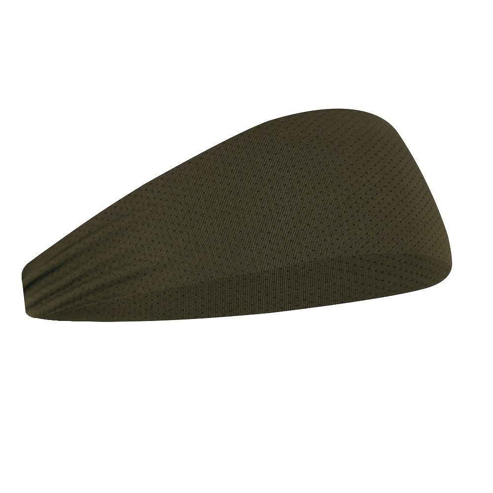 TEMU 1pc New Solid Headband, Ted Sweat-absorbent Headband, Solid Color Wide-band Headwear For Face Washing And Yoga, Hair Accessory