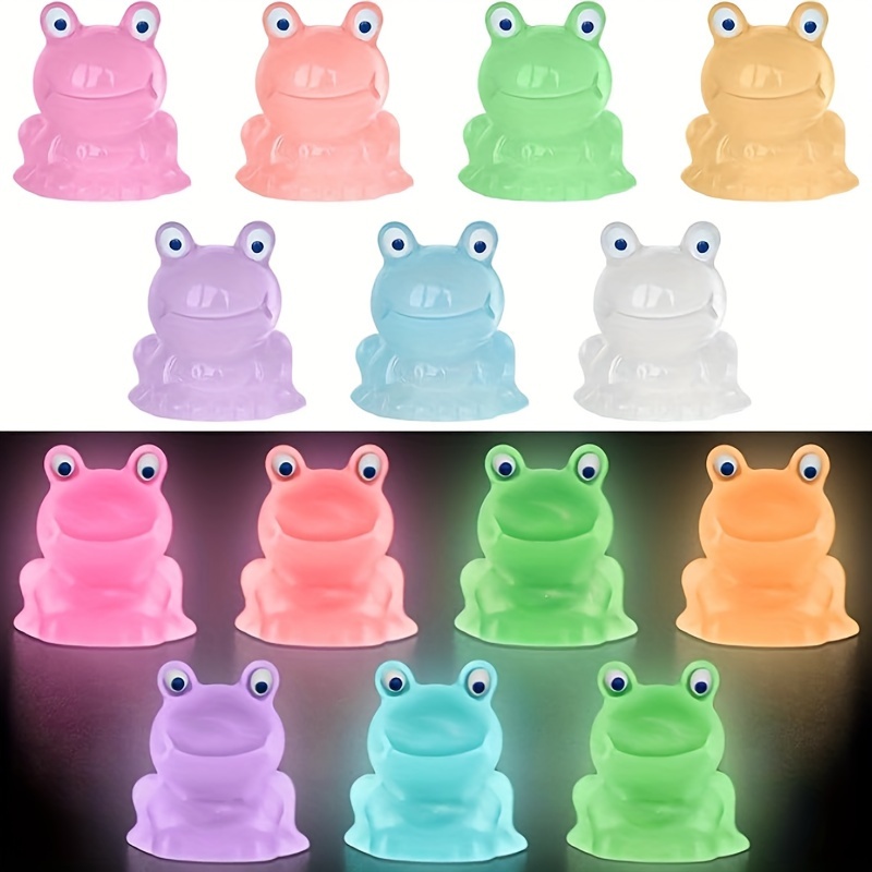 Plastic Frogs Toy Mini Vinyl Realistic Frog Toy Decorations Frogs