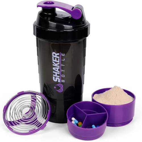 1pc sports fitness shaker bottle protein powder mixing cup gym water bottle unisex fitness water bottle for outdoor sports