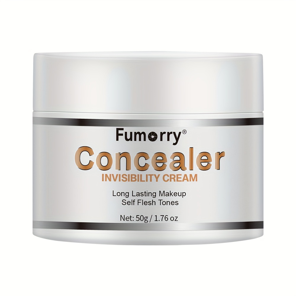 Men's Moisturizer Concealer Cream - Lightweight Texture, Light And Not Sticky, Covers Facial Defects - Creates A Natural Bright Complexion, Hides Pores & Evens Skin Tone, Easy to Clean, Fumorry - Image 4