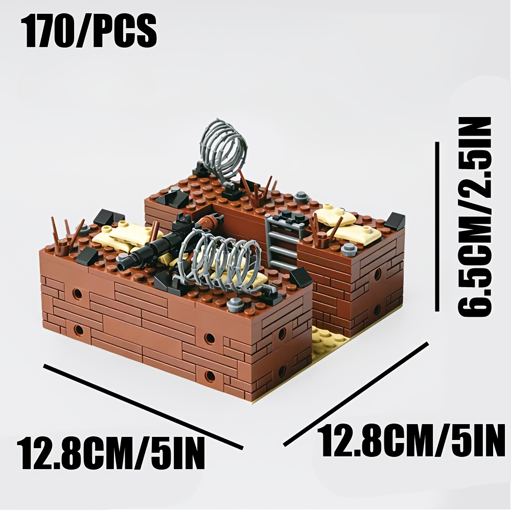 Creative Trench Block Base Model Assembly Toy