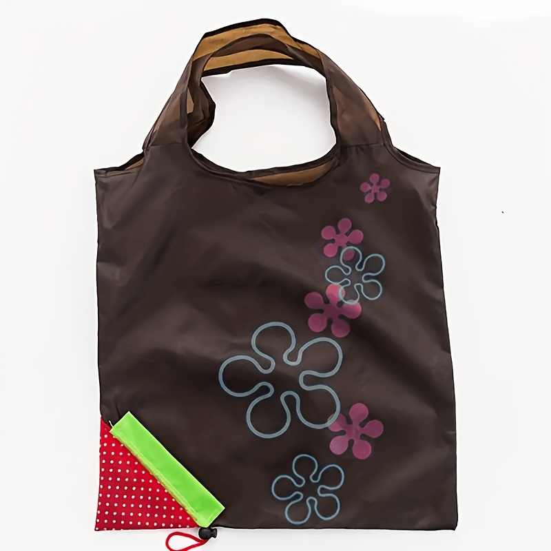 TEMU 1pc Reusable Grocery Shopping Baskets, Strawberry Shape Shopping Bag, Portable Shopping Bag, Reusable Strawberry Folding Shopping Bag, Foldable