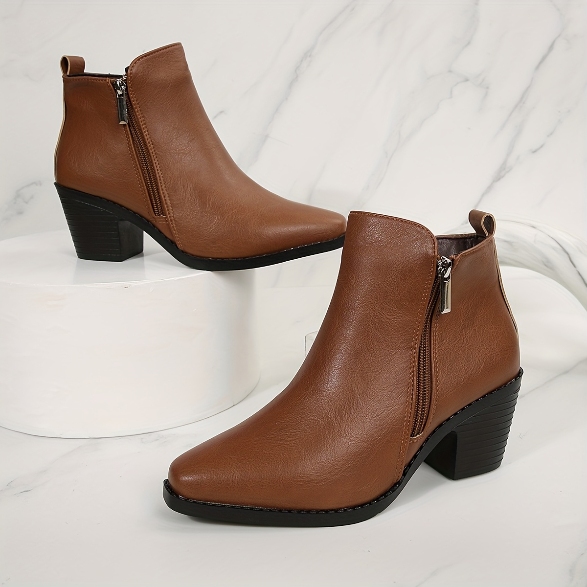 Pointed Toe Versatile Ankle Boots Women New