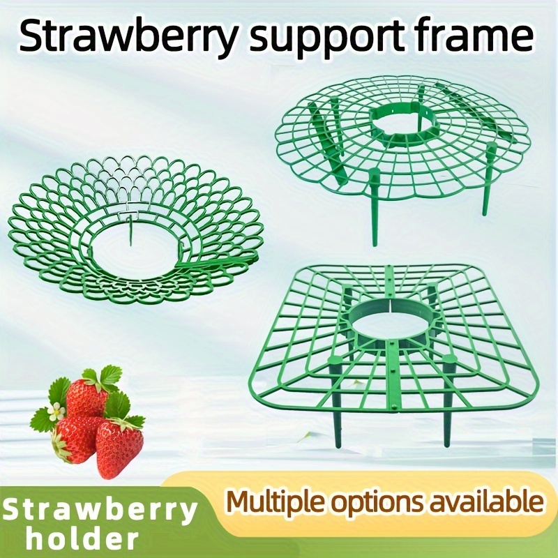 

Garden Strawberry Trellis - Durable Plastic Plant Support For Climbing Vines & Vegetables, Indoor/outdoor Use