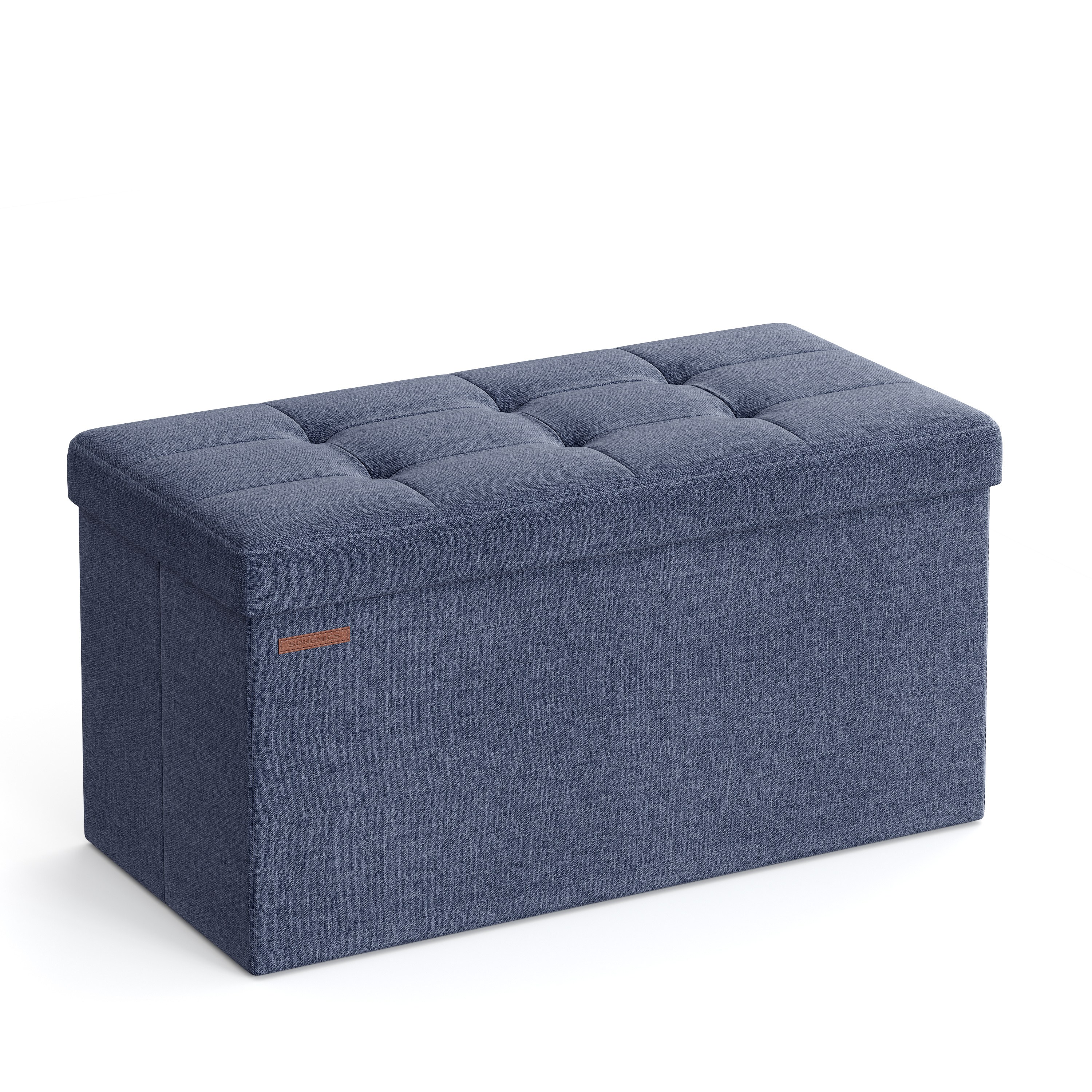 Foldable Small Ottoman Foot Rest with Storage
