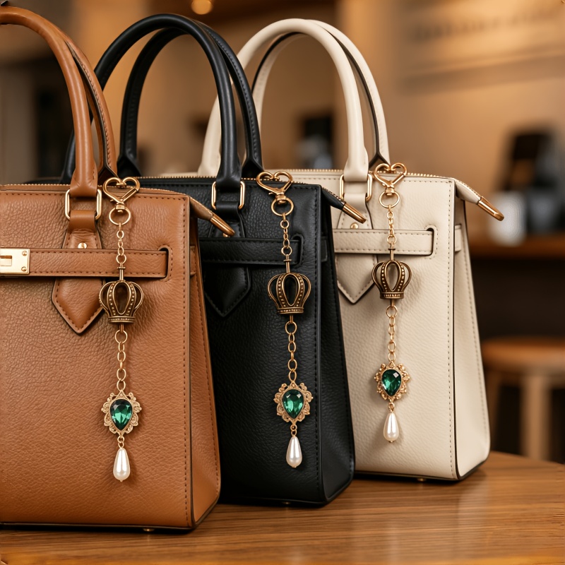 TEMU Breloque de sac de cœur avec fermoir à , accessoire porte-clés pour sac à dos féminin, un pour une meilleure