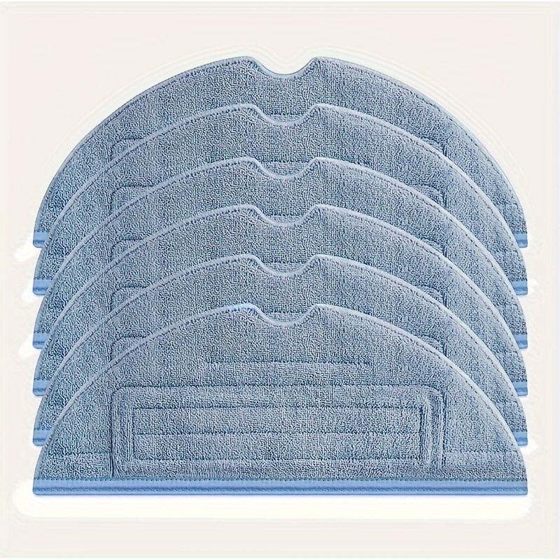 6pcs Microfiber Mop Cloth Pads For S7, S7+, S7 Maxv, S7 Maxv Plus, S7 Maxv Ultra, S8, S8+, T7s Vacuum Cleaners - Reusable & Washable Floor Cleaning Accessories, Floor Cleaning Mop