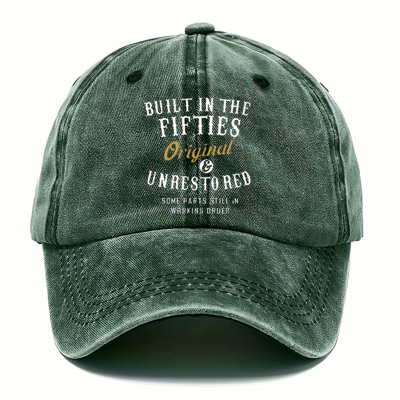 Fifties Themeprint Distressed Dad Hat Men's Baseball - Temu Canada