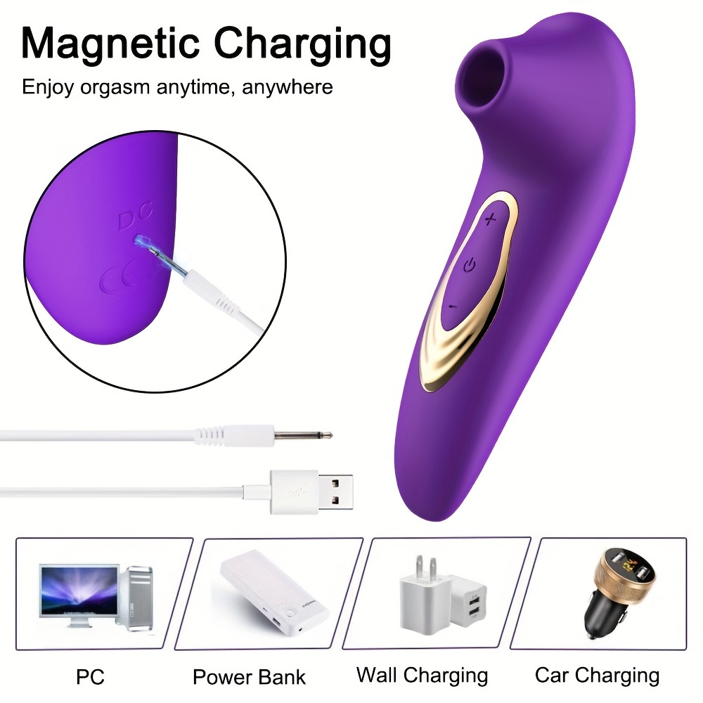 vibratore per stimolazione del clitoride e capezzoli con aspirazione, giocattolo erogene per principianti, stimolatore vibroacustico con 10 modalità di aspirazione per donne e coppie Dettagli dell'articolo 4