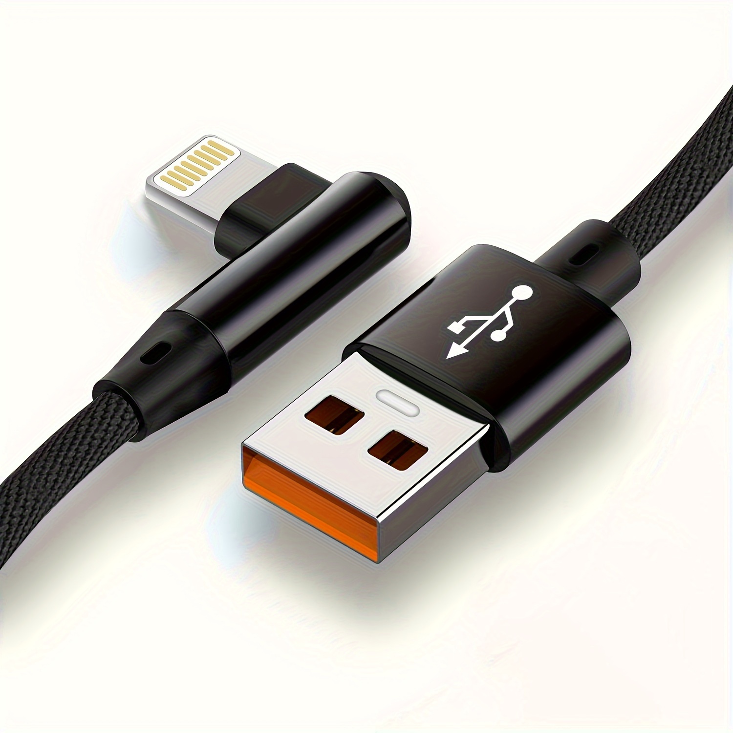right angle usb a lightning cable 14 11 x Temu Australia