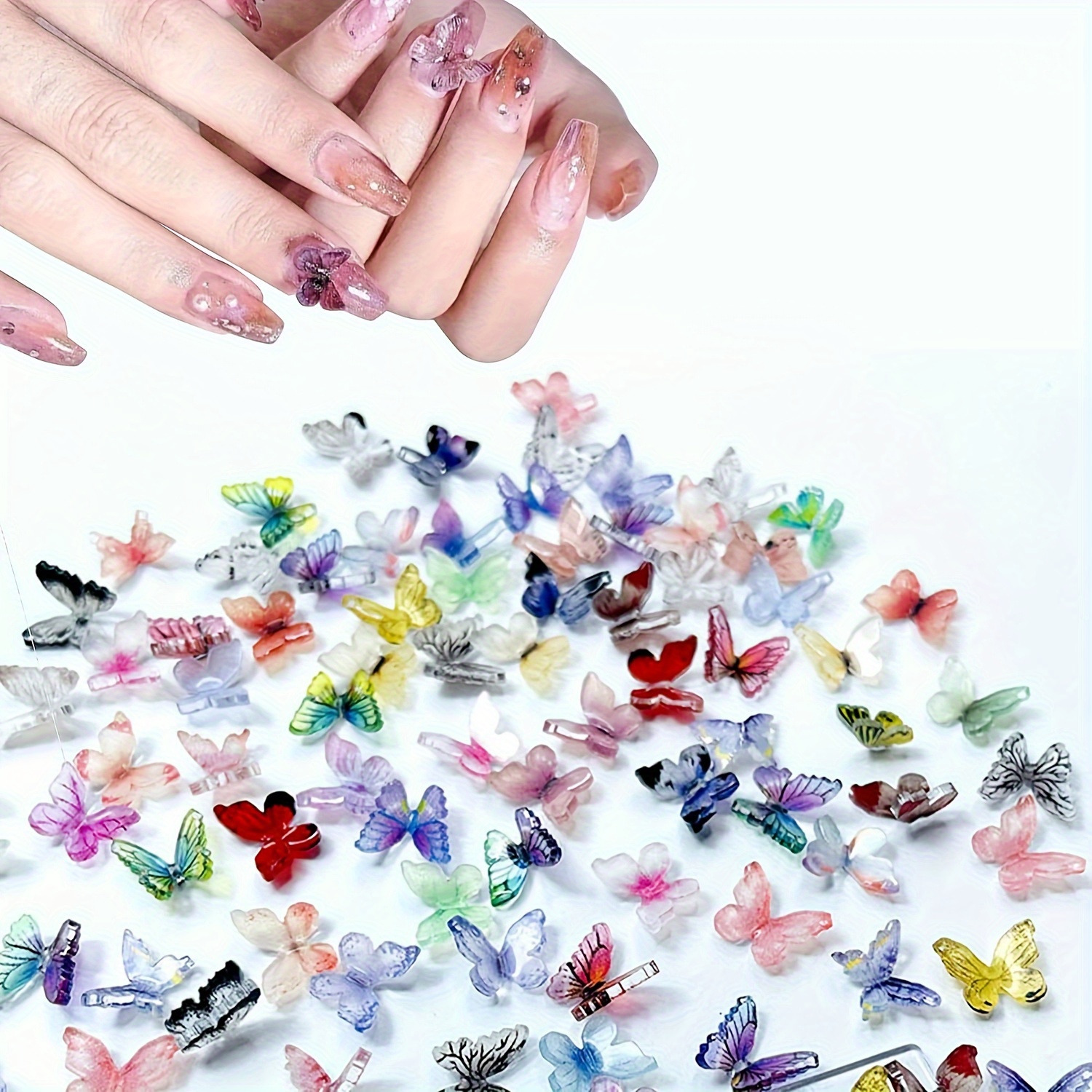 

Miniature Butterflies For Crafts, Butterflies, Clear For Art Decoration & Diy