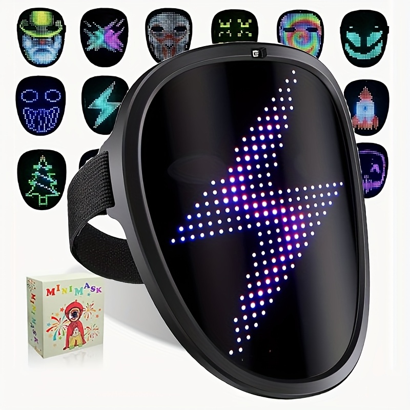 led light mask for face sold on Temu United States