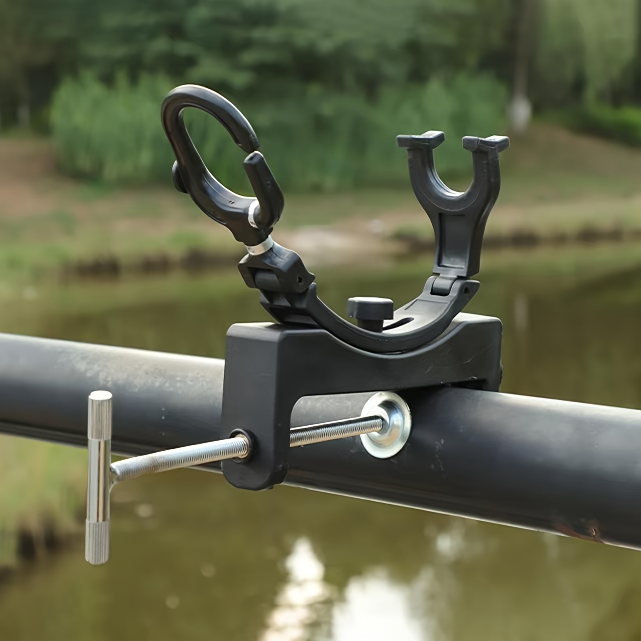 fishing rod holders for bridges Pier Holder Alternative The included mounts and stainless fasteners allow for placement on rails or surfaces Universal Fishing Rod Holder Mount