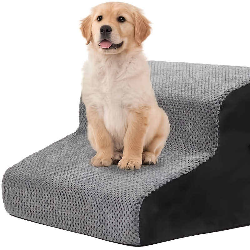 Pet Staircase, Slope Staircase, Three-step Dog Ladder, Irregular-shaped Cut, High-density Pet Ladder