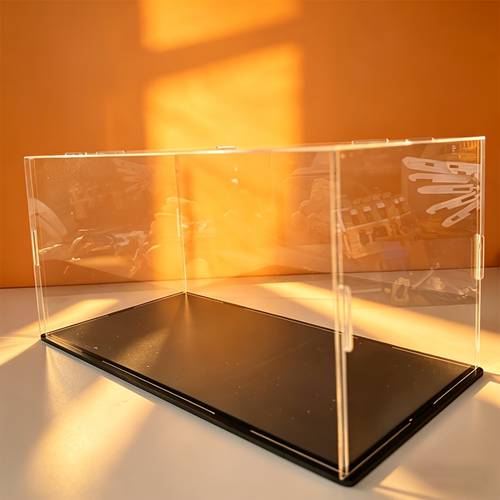 integrated acrylic box premium texture stable load bearing dust proof storage display effect
