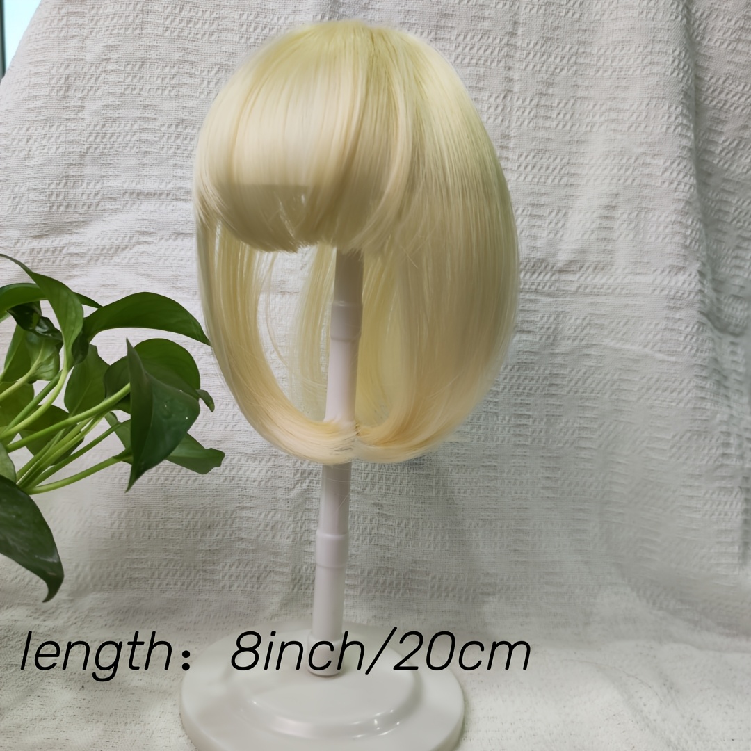 3  in bangs hair extensions for women straight hair topper for thinning hair hair loss natural look easy application versatile styling options secure clips for asian women natural   details 3