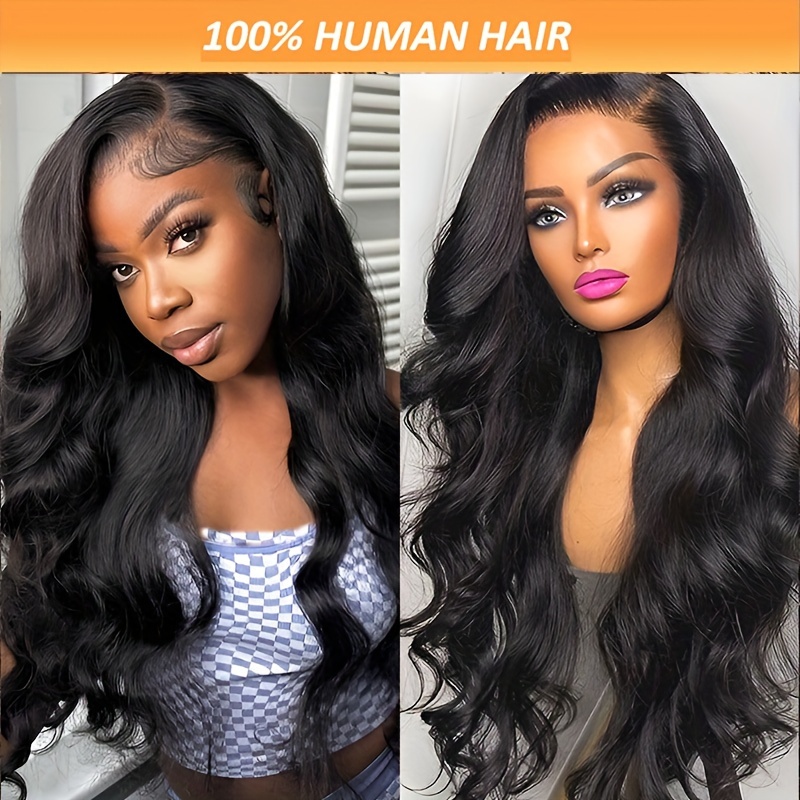 

250% 13x6.2 Human Hair Wig Body Wave 13x6.2 Hd Transparent Lace Front Human Hair Wigs Pre With Baby Hair Remy Human Hair Wigs For Women