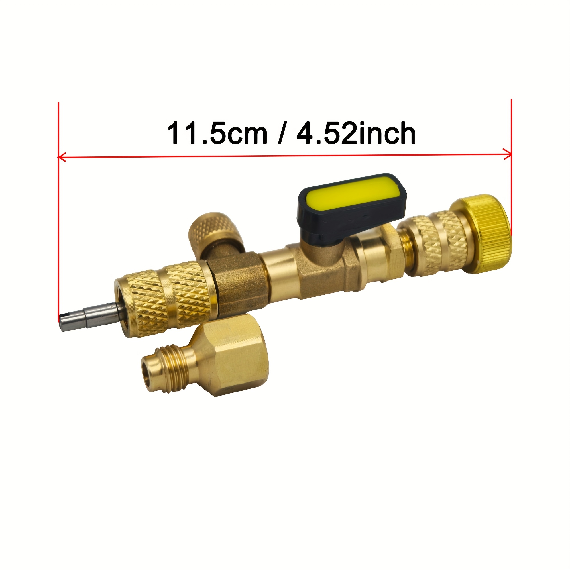 Kit Adattatore R134A In Ottone Per Rimozione Valvola A Doppia Testa Per Installazione Aria Condizi 95267856