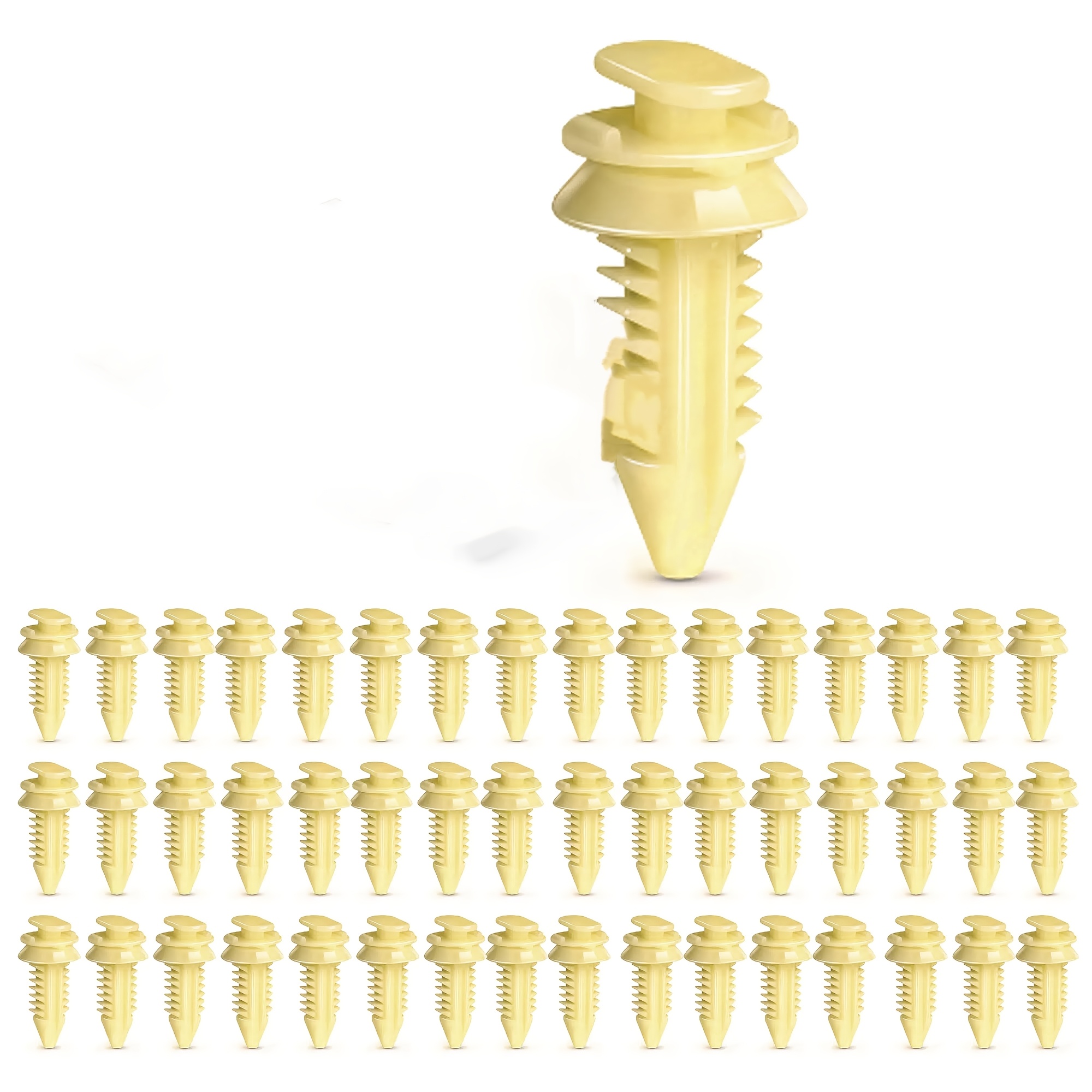 TEMU 50pcs Door Panel Retainer Clips Fits For Gm For Chevy K1500 1988-1999, C1500 1988-1996, Silverado 1500 1999, Sierra 1500 1999, K1500 / 1992-1998