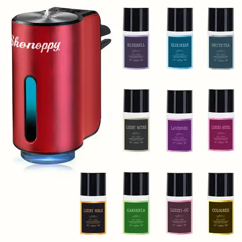 smart car air freshener adjustable aroma diffuser with essential oils for car experience