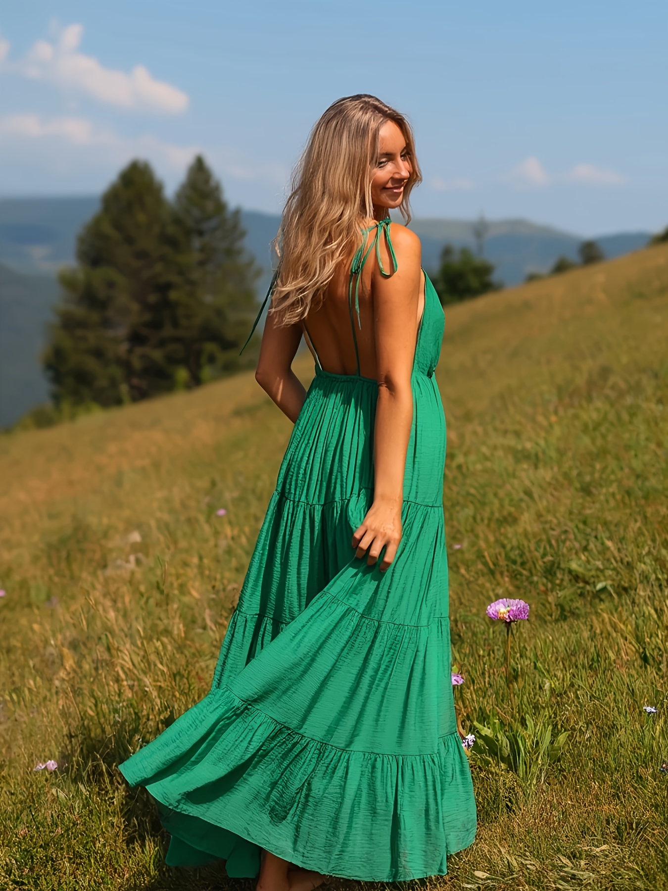 summer korean style womens chiffon dress sweet fairy