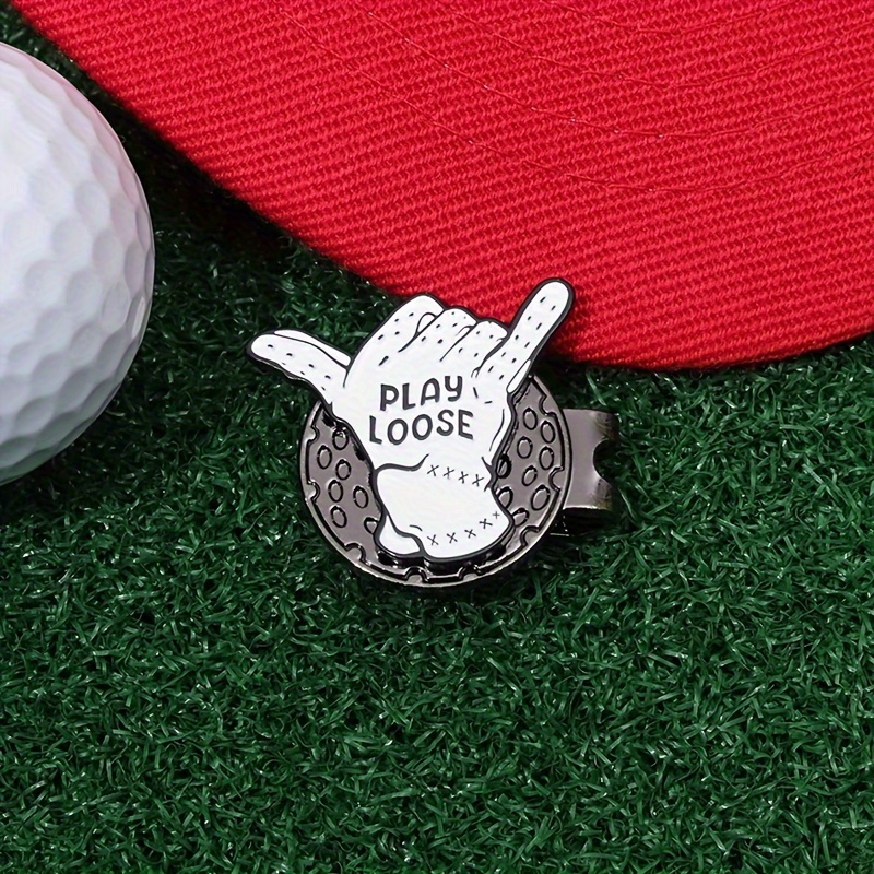 Magnetic Golf Ball Marker w/ Hat Clip Iron Accessory for Men - Golf Gift
