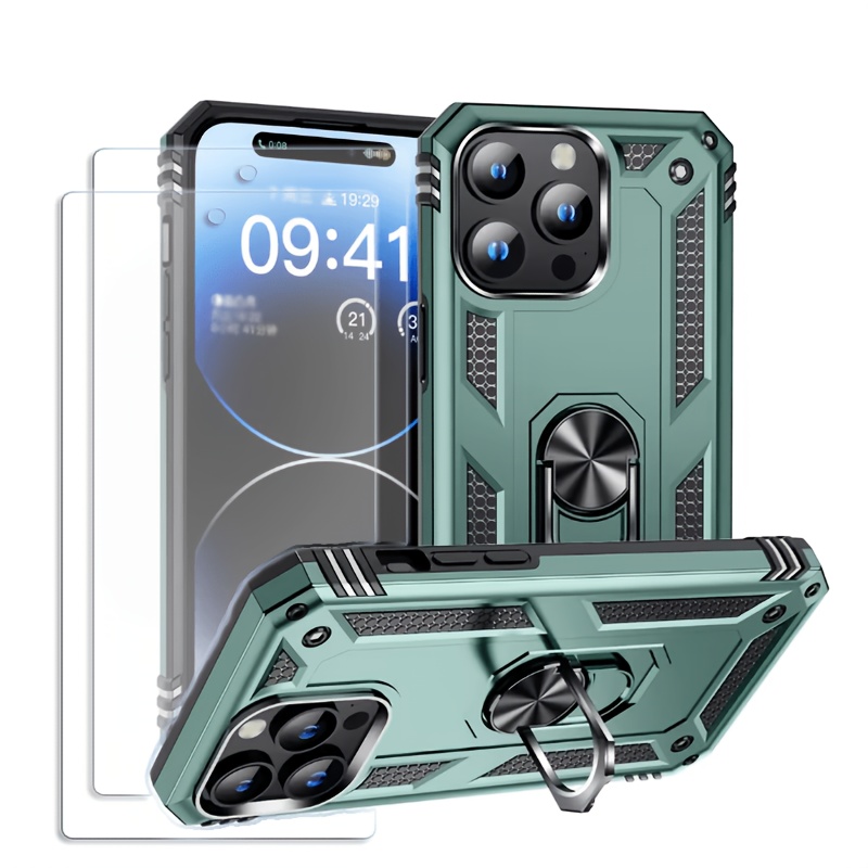 TEMU Phone Case - 3pcs [1 Phone Case With 2x Protectors]phone Case Suitable For Iphone 17e 17 Pro Max 17 Pro 17 16e 16 Pro Plus 15 14 13 12 11 Pro