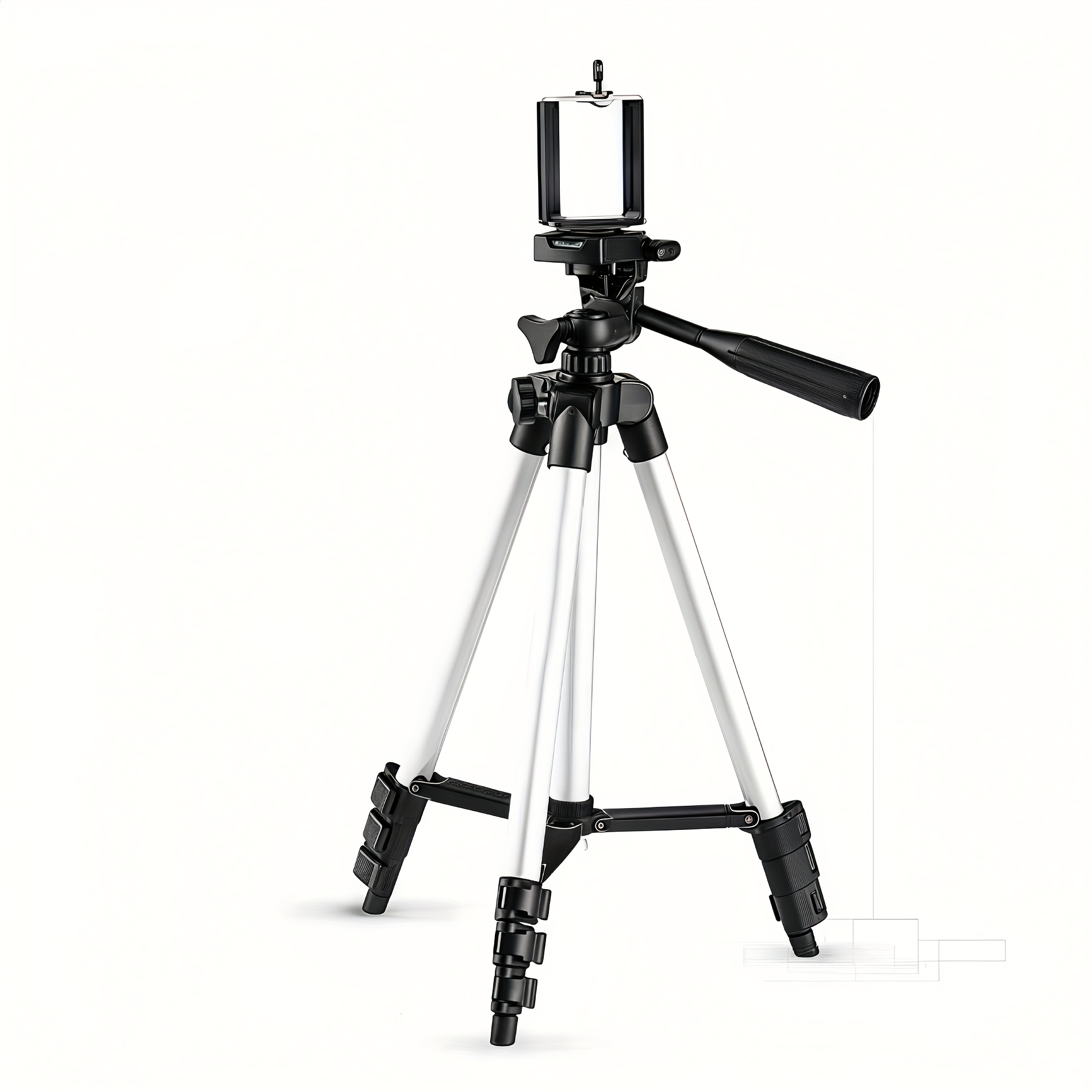 TEMU A Single Piece Tripod For Cameras, Made Of Aluminum Alloy, Compatible With Smartphones, Tablets, Dslr Cameras, Action Cameras, And More, Ideal