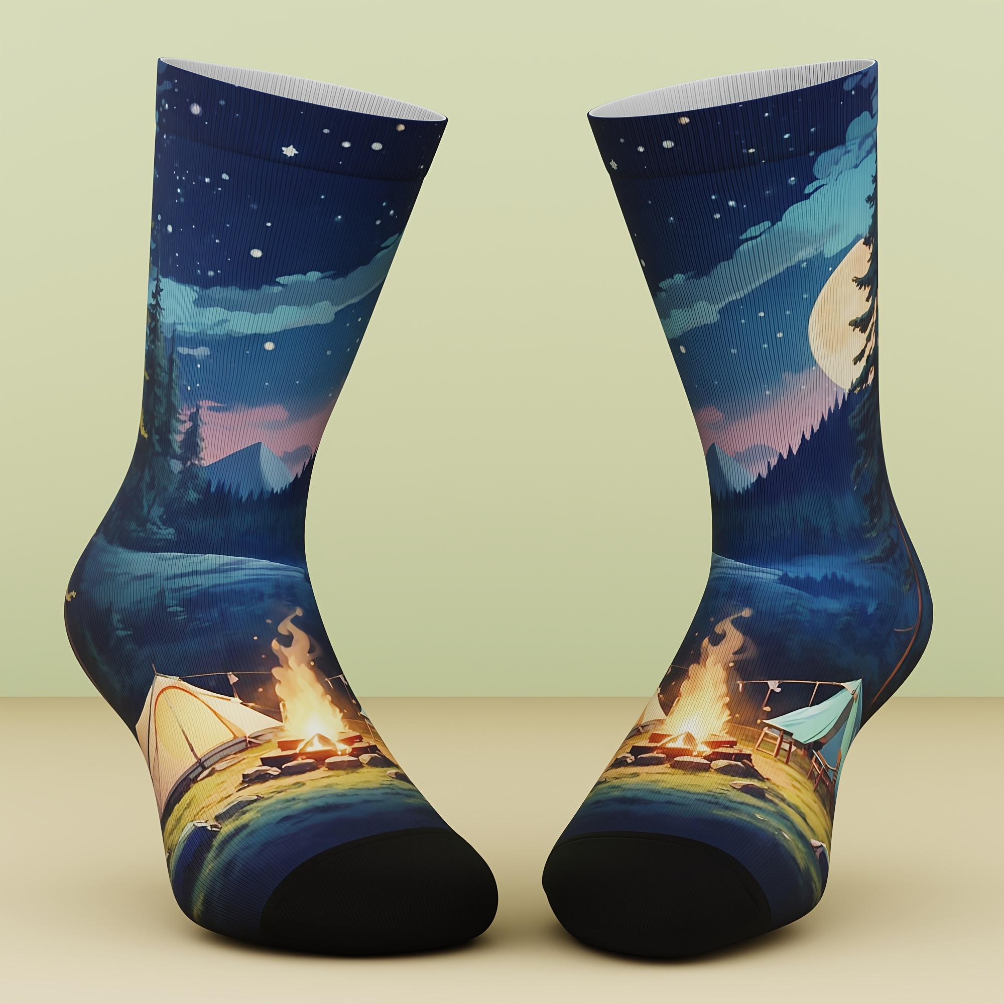 TEMU 1 Paire de Chaussettes Unisexes, Motif , Style Décontracté Amusant et , Sports de , un Cadeau de Chaussettes Original et Intéressant, Technique
