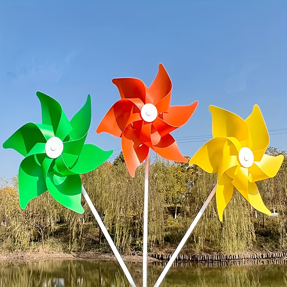 Windmühle Regenbogen 88cm - Dreirad Windrad Garten Deko Kinder Outdoor Spielzeug