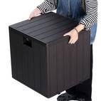 de almacenamiento exterior | impermeable y resistente a los rayos uv | organizador rectangular multiusos con cierre de pestillo | ideal para cojines de patio, herramientas de jardinería, accesorios de piscina | material | diseño seguro y portátil, para almacenamiento exterior, , armario, estante para almacenamiento exterior
