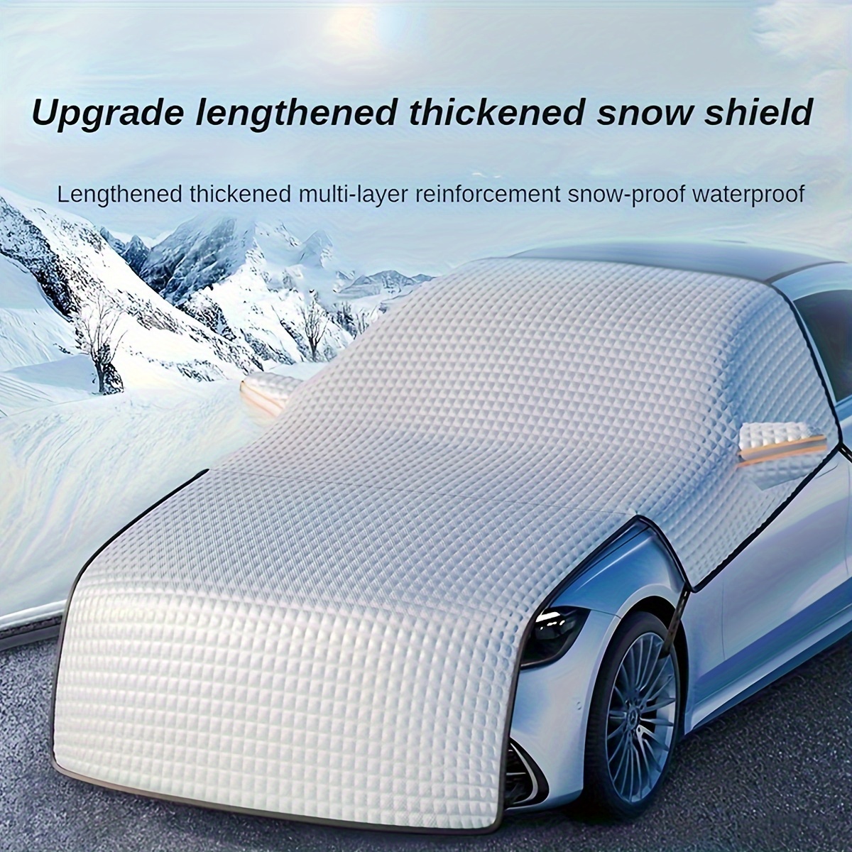 

Heavy-duty Car Windshield - Universal Seasons - Protects Against Snow, Frost & Ice - Durable, , Ensures Clear Visibility