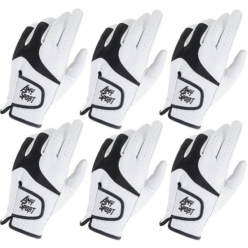 golf gloves men value 6 pack for comfortable glove with all weather grip for a range of sizes from s to xl