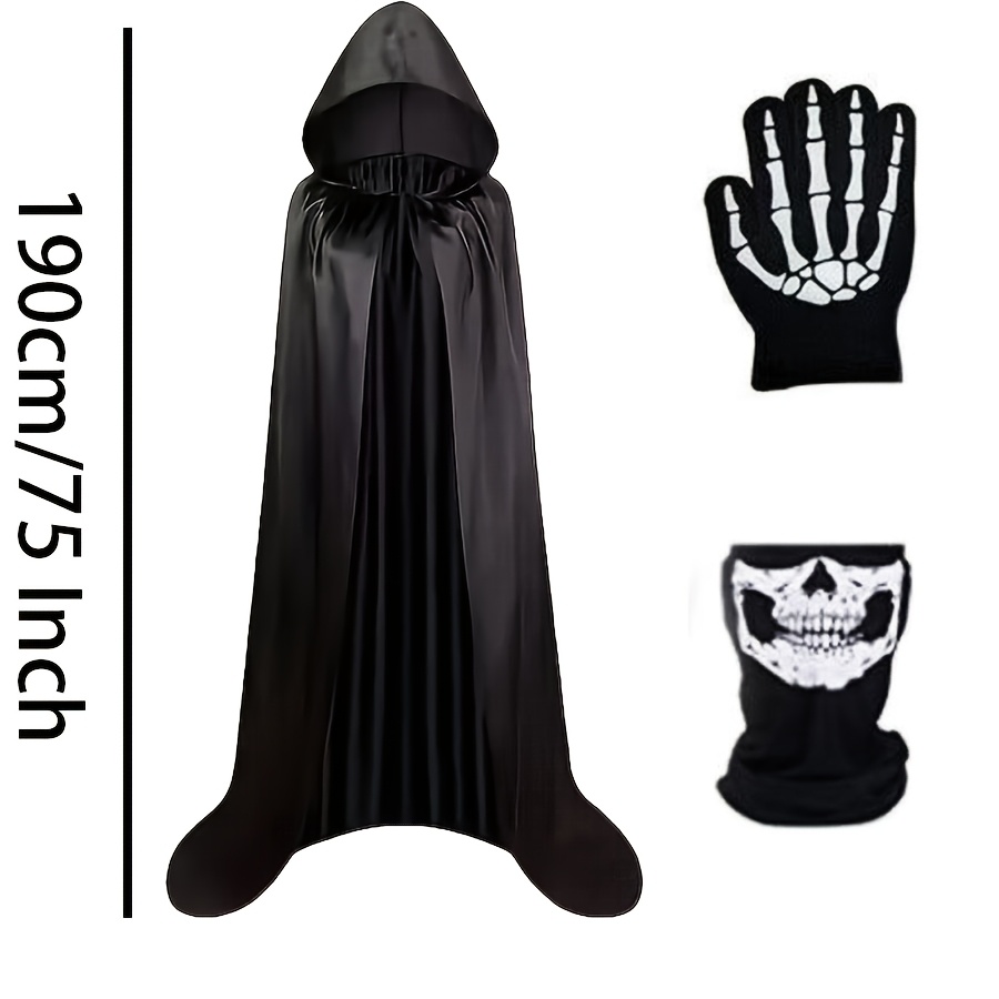 TEMU Photo Booth Prop Adult Halloween Christmas Carnival Palca Costume Set - Cosplay Costume With Vampire Theme And Detailed Design For A Stunning