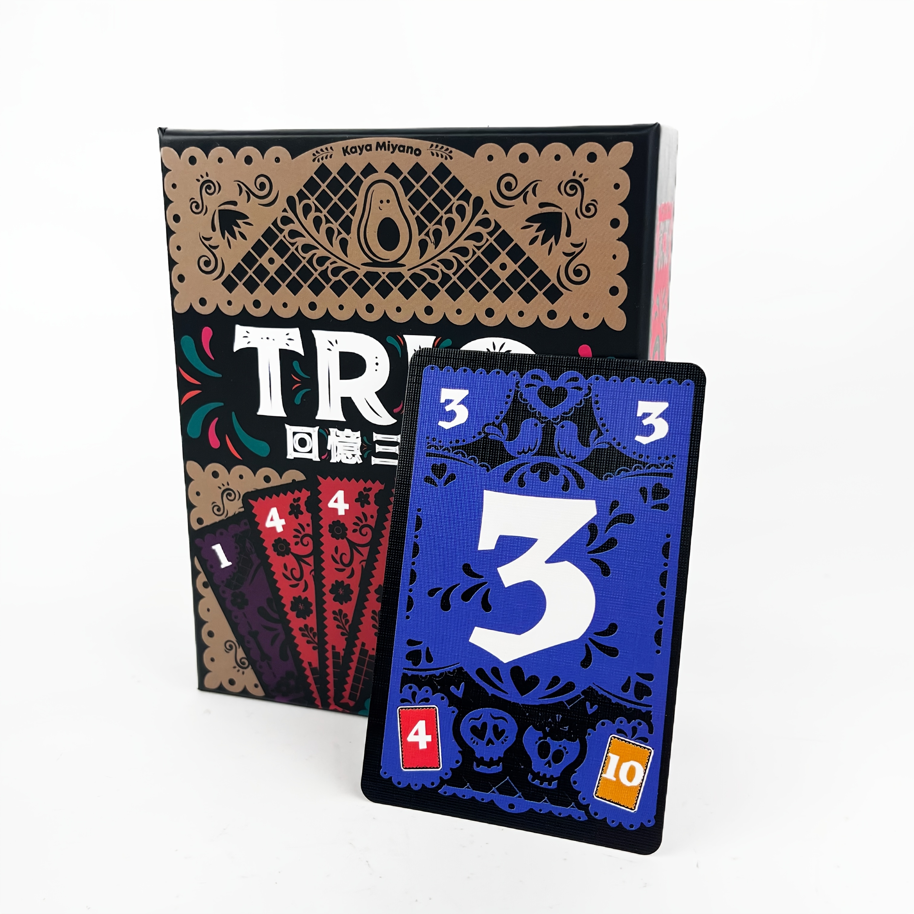 TRIO Strategy Board Game - Fun Family Fun Game with Colorful Cards, Music, and Illustrated Guidebook for Parties, Gatherings, and Family Game Nights, Party Game | Musical Elements | Colorful Cards | Card Stock Material
