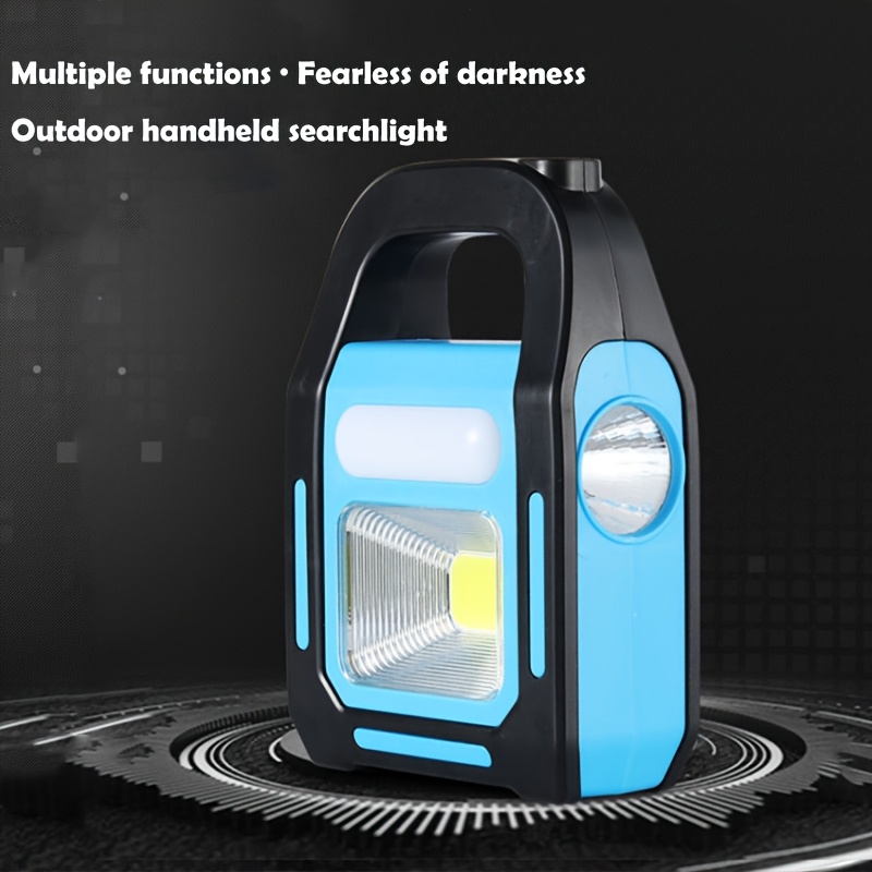 

Usb Rechargeable Cob Led Camping Light, Charging Equipment, Solar Emergency Flashlight Led Light