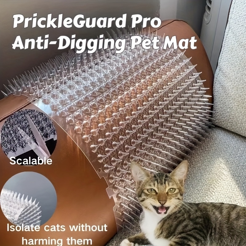 12 Stück Anti-Katzen-Matte Mit Stacheln - Abwehr Für Gartenzaun, Balkon & Beete