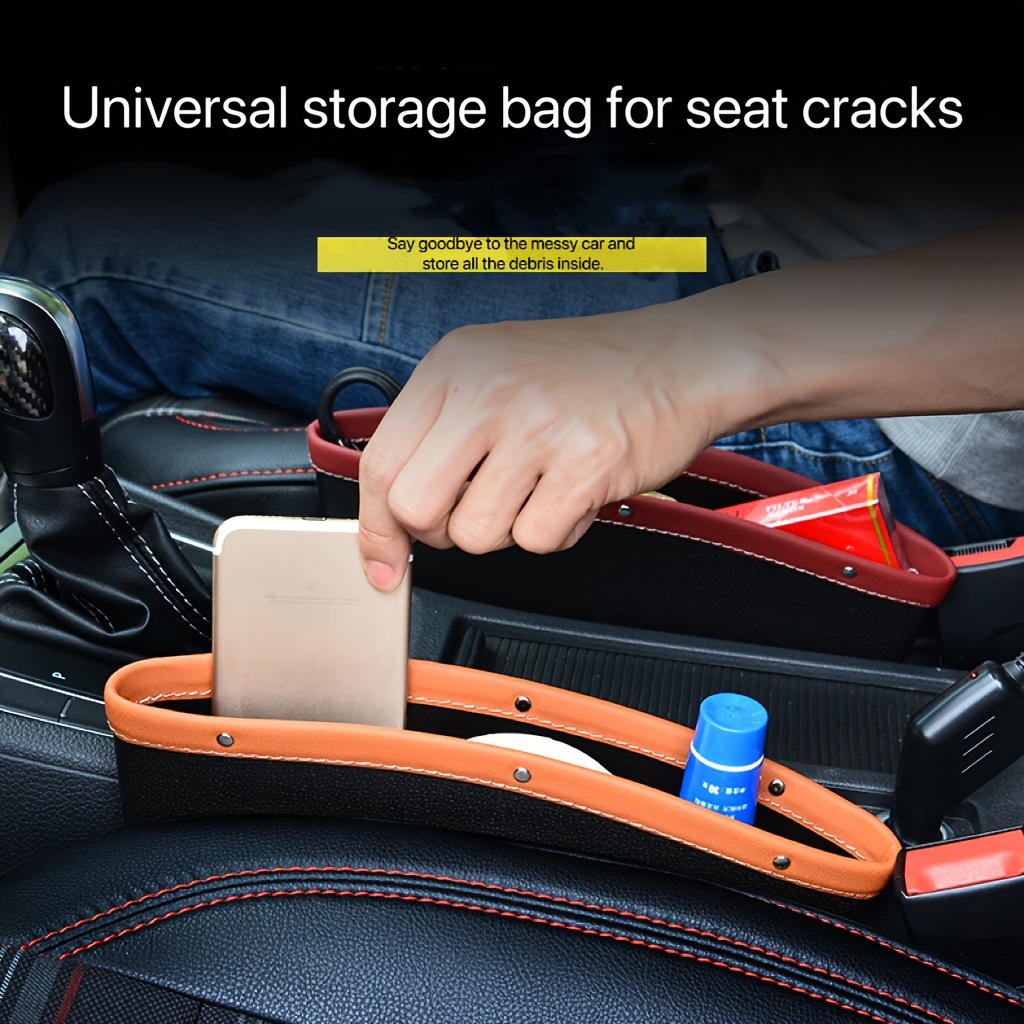 

1pc Car , Gap - Sundries Phone Storage Box, - Storage Bag For Car