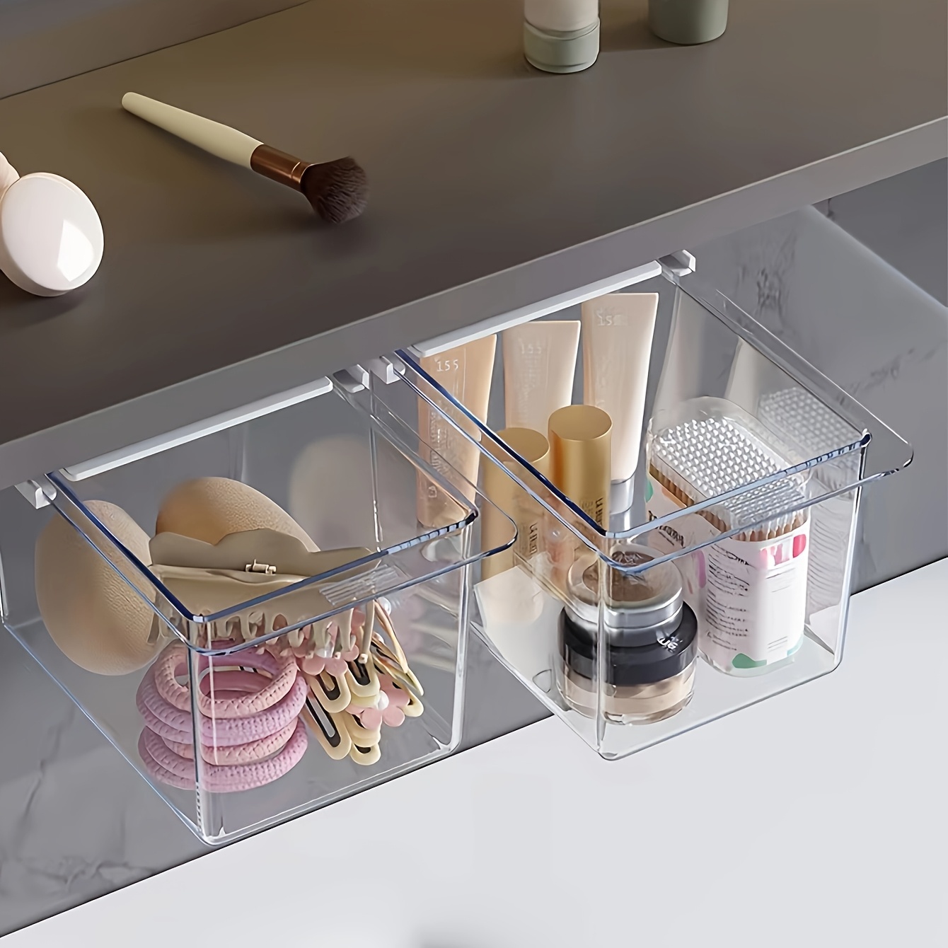 Transparent Storage Boxes Drawers Attractive