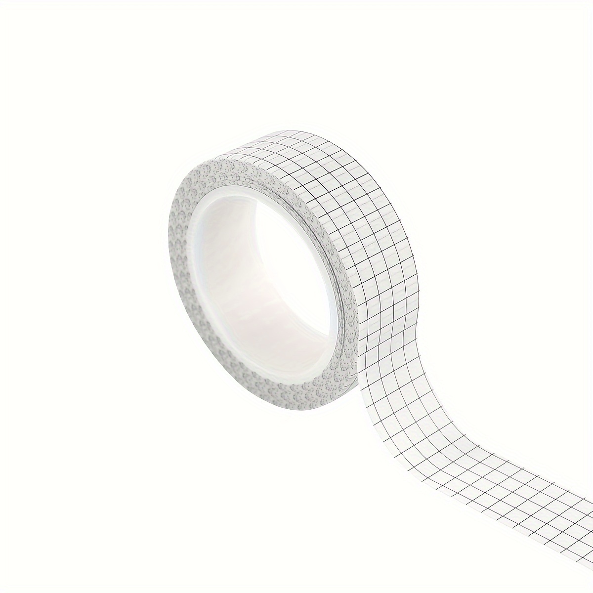 1 Roll, White Background With Black Washi Tape, Used For Decorating Journals, Photo Frames, And Gift Packaging. Easy To Tear .