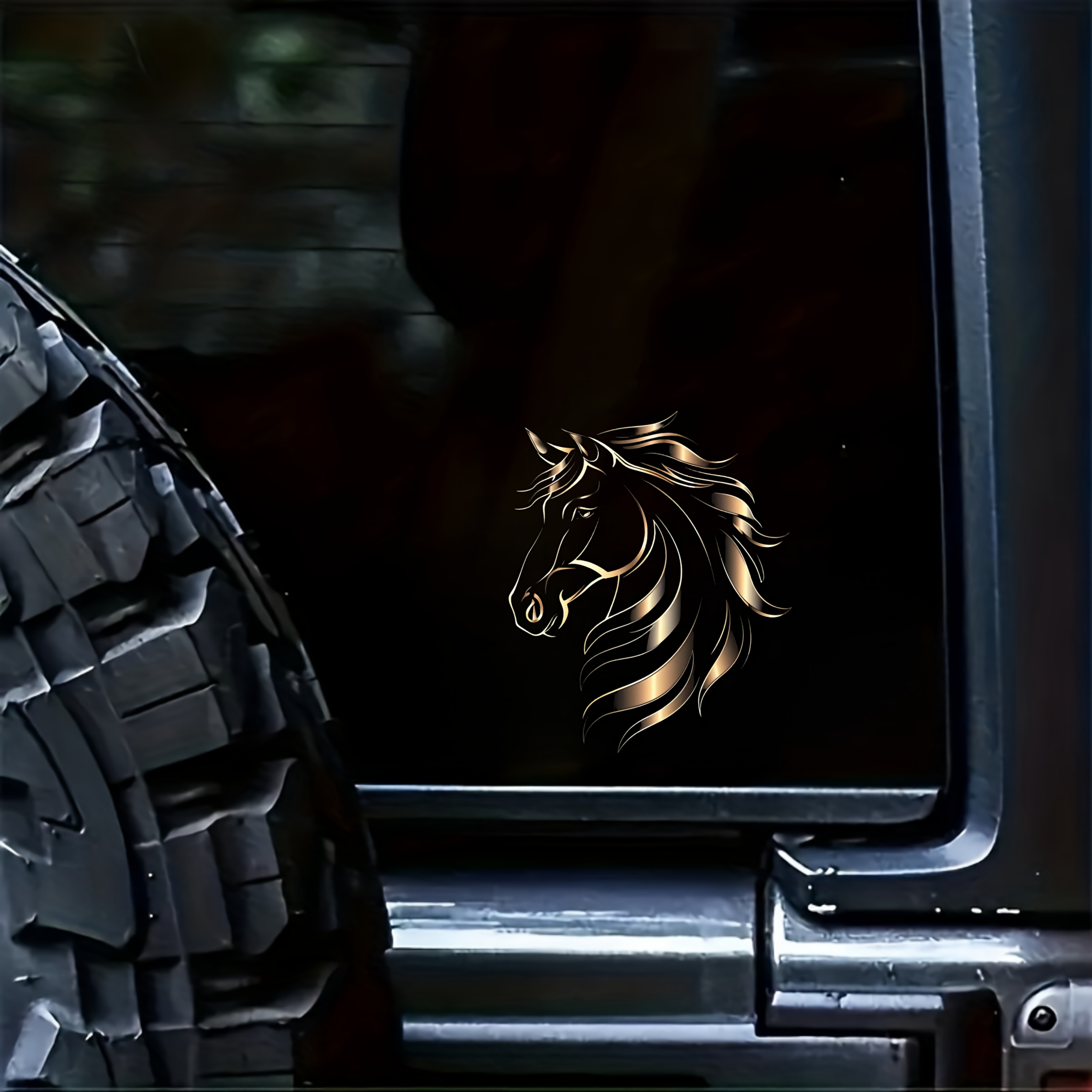 

Waterproof Horse Vinyl Sticker - For Suv, Doors | Pvc Motorcycle Accessories