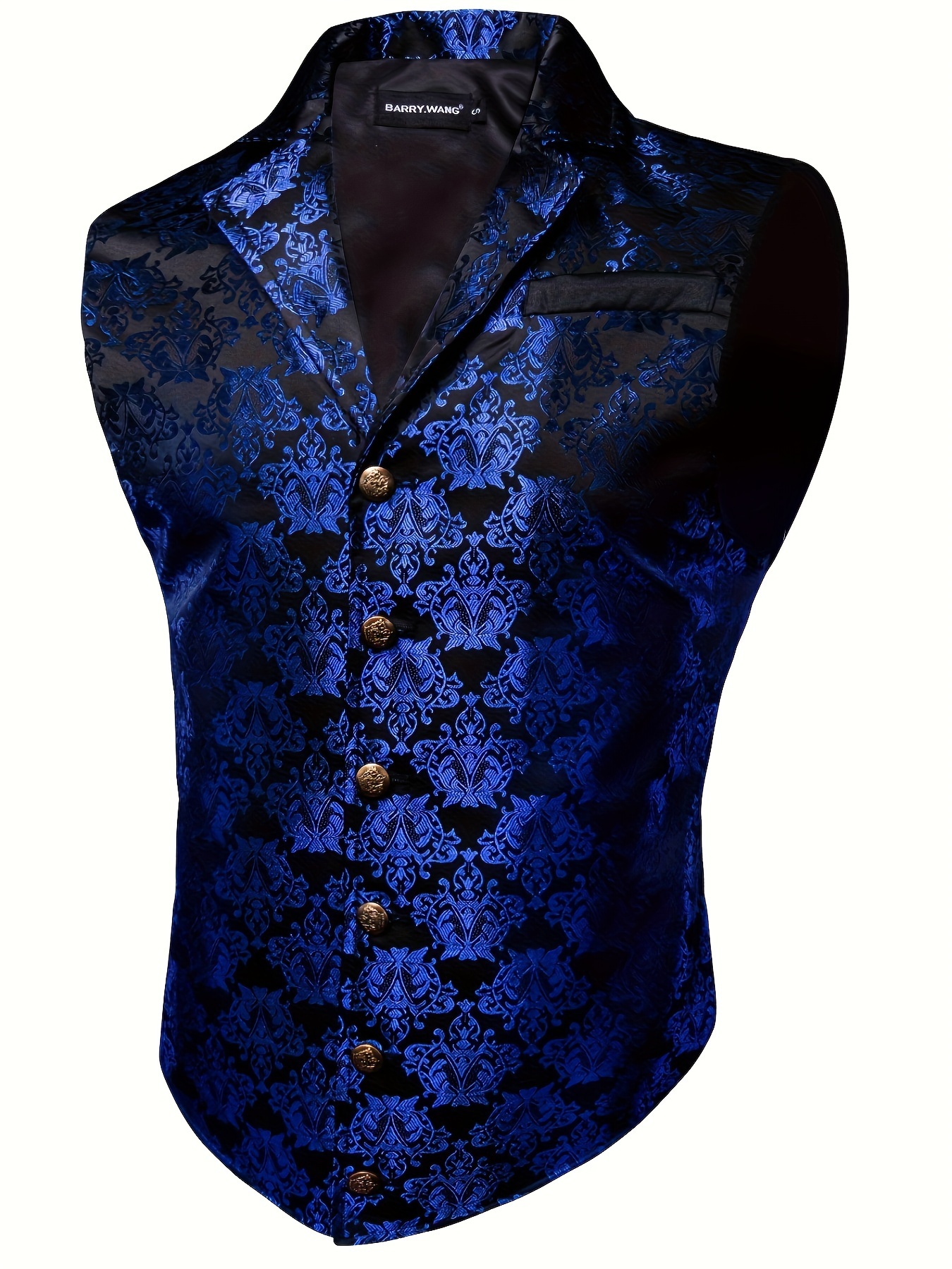 mens floral jacquard design vintage victorian suit vest Temu Greece