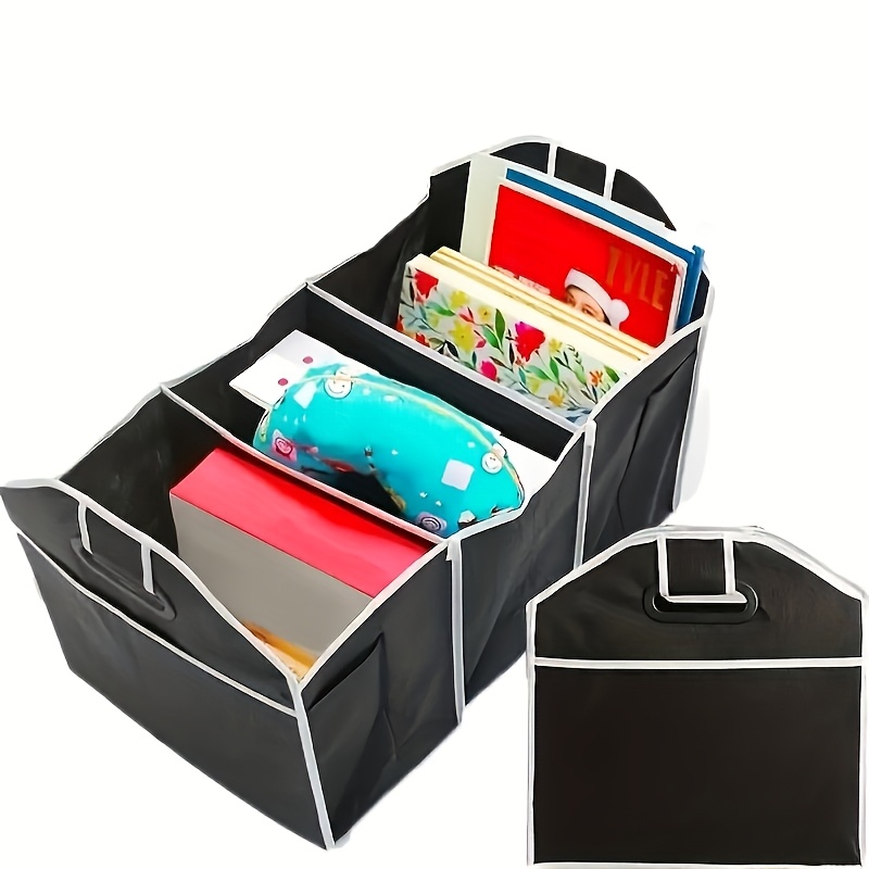 

Foldable Car Trunk Storage Bag, Waterproof Car Storage Bag, Portable Large Capacity Trunk Storage Bag With 3 Compartments, Universal Version Suitable For Suv, Sedans, Trucks