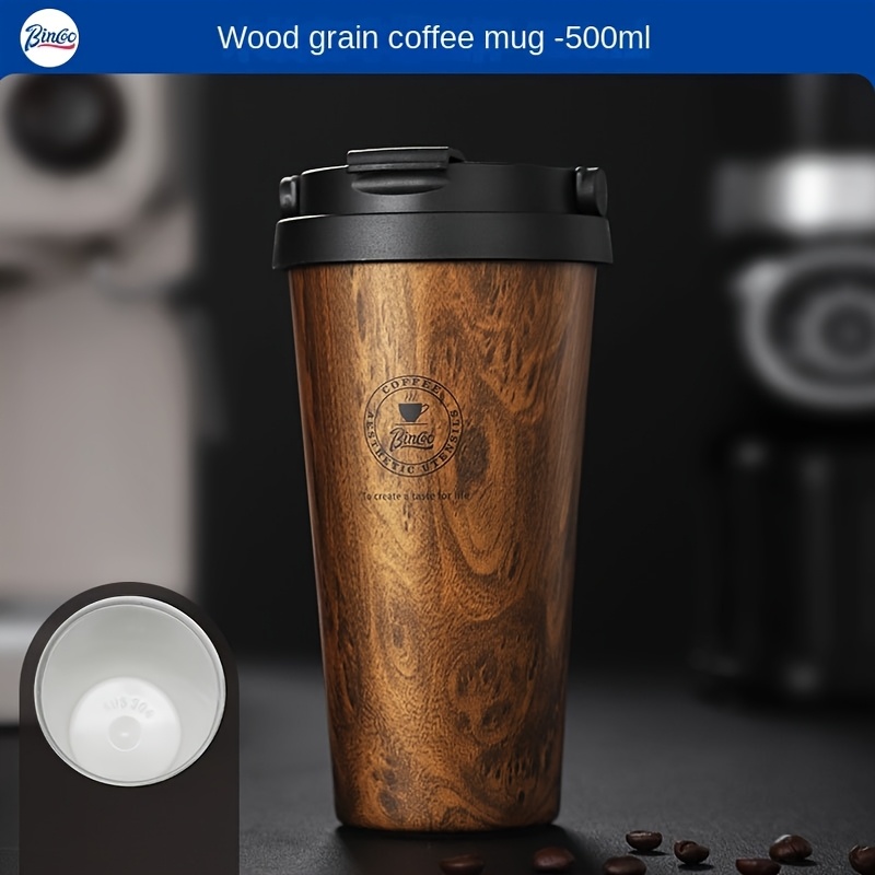 Image of Bincoo Wood Cup Good-looking Men's And Women's American Insulated Mug Retro High-grade Outdoor Water Cup