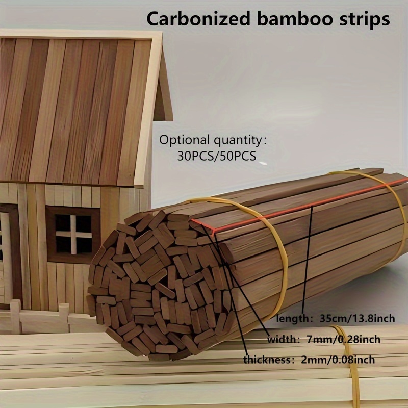 

2mm 7mm Wide 35cm Long Bamboo Strips