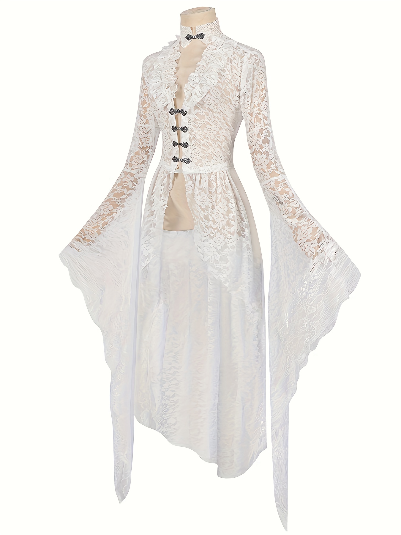 victorian dress women retro medieval renaissance corset lace - Temu United  Arab Emirates