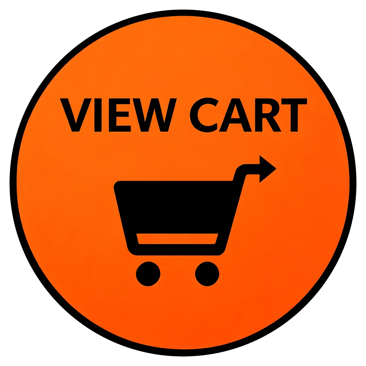 TEMU 2d Flat 1pc, View Cart Metal Sign Shopping Theme Wall Hanging Modern Decor For Online Store, Shopping Platform, Website Decorative Signs &